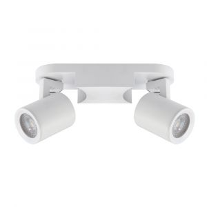 Spot Gu10 double orientable blanc -  2x8W max sans ampoule