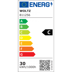 Projecteur LED extérieur à détection à fixer 30W noir