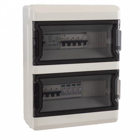 Coffret photovoltaïque AC 9kW triphasé avec interrupteur différentiel type B