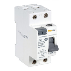 Interrupteur différentiel 1P+N 3kA, 40A type AC 300mA