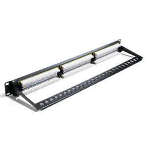 Panneau de brassage 24 connecteurs CAT6 pour baie de brassage 423821