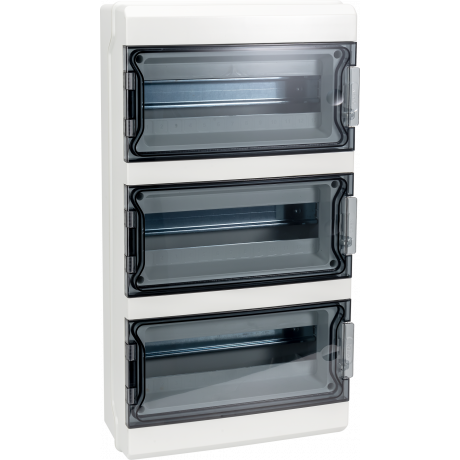 Tableau électrique étanche nu 3 rangées 13 modules