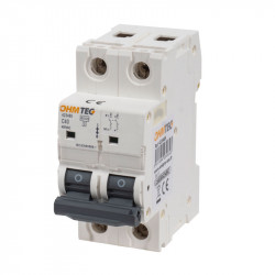 Disjoncteur à vis 2 Pôles 40A 6kA Courbe C
