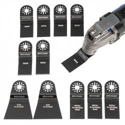 12 accessoires pour Outil Multifonctions 18V BRUSHLESS réf 505225